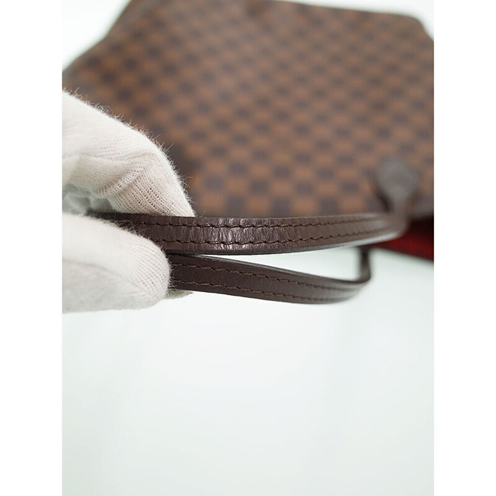 Louis Vuitton Damier Ebene Brown Neverfull Tote Bag - Picture 7 of 8